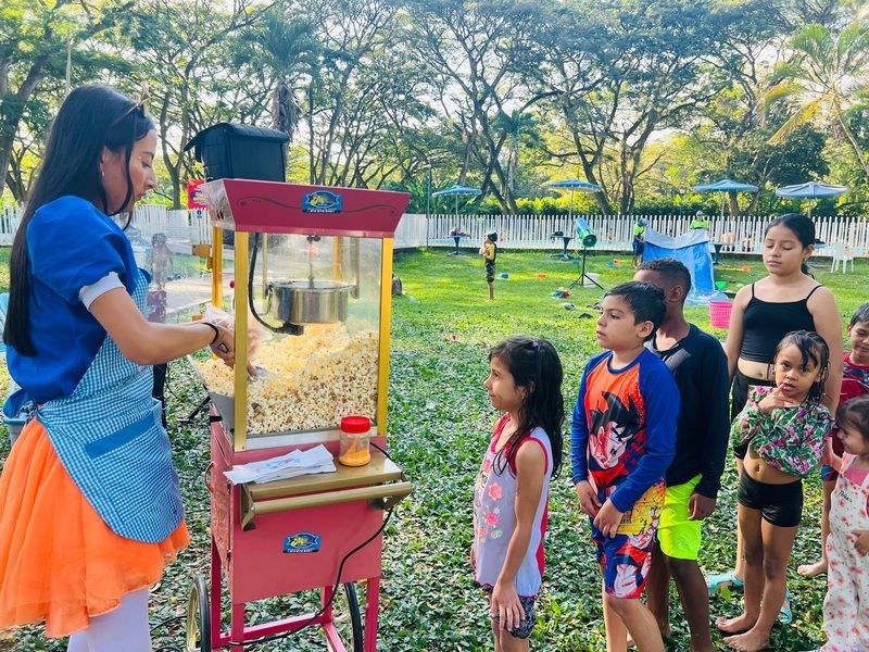 Recreación en evento al aire libre